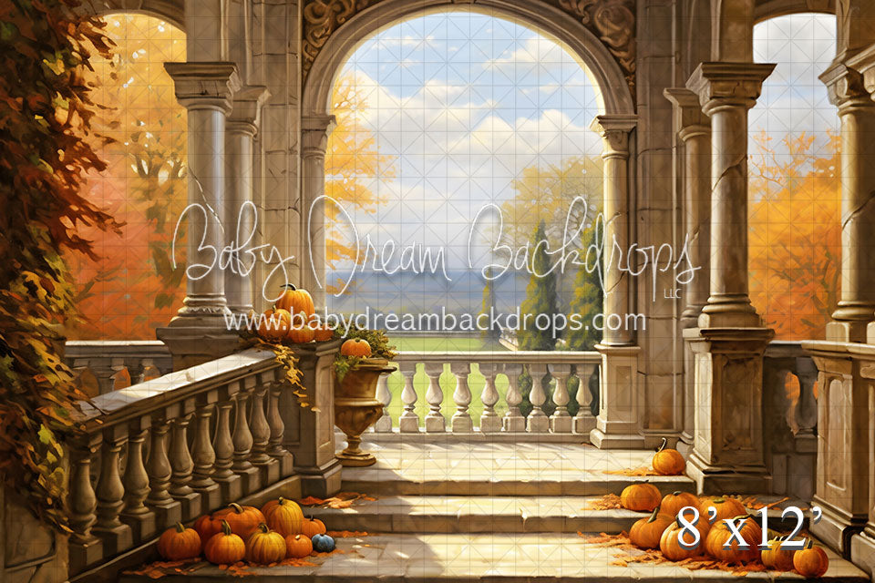 Tscan Fall Fall Tuscan Arch (VR) — Baby Dream Backdrops