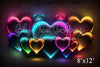 Neon Rainbow Hearts (VR)