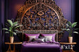 Ornate Eggplant Bedroom (VR)