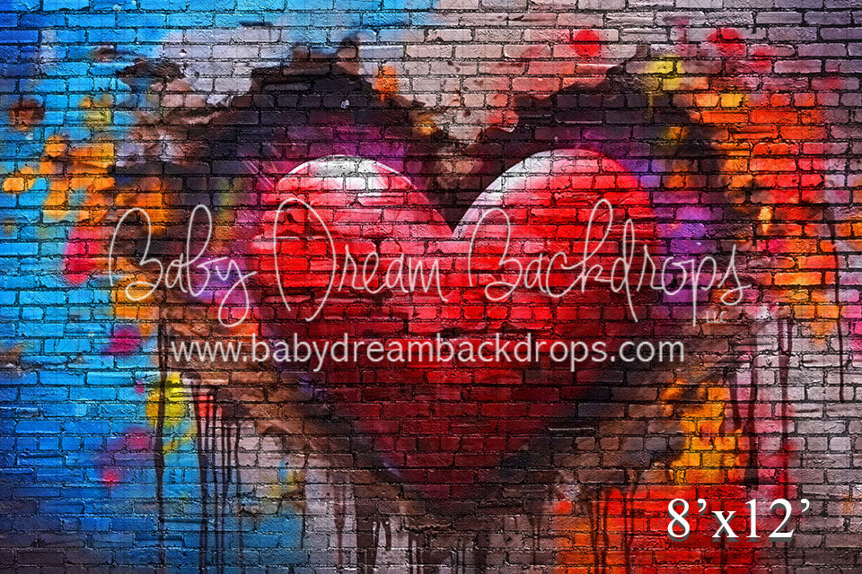 Valentine Graffiti Brick (VR)