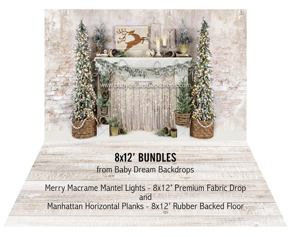 Merry Macrame Mantel Lights and Manhattan Horizontal Planks