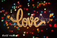 Love Me Bokeh Gold