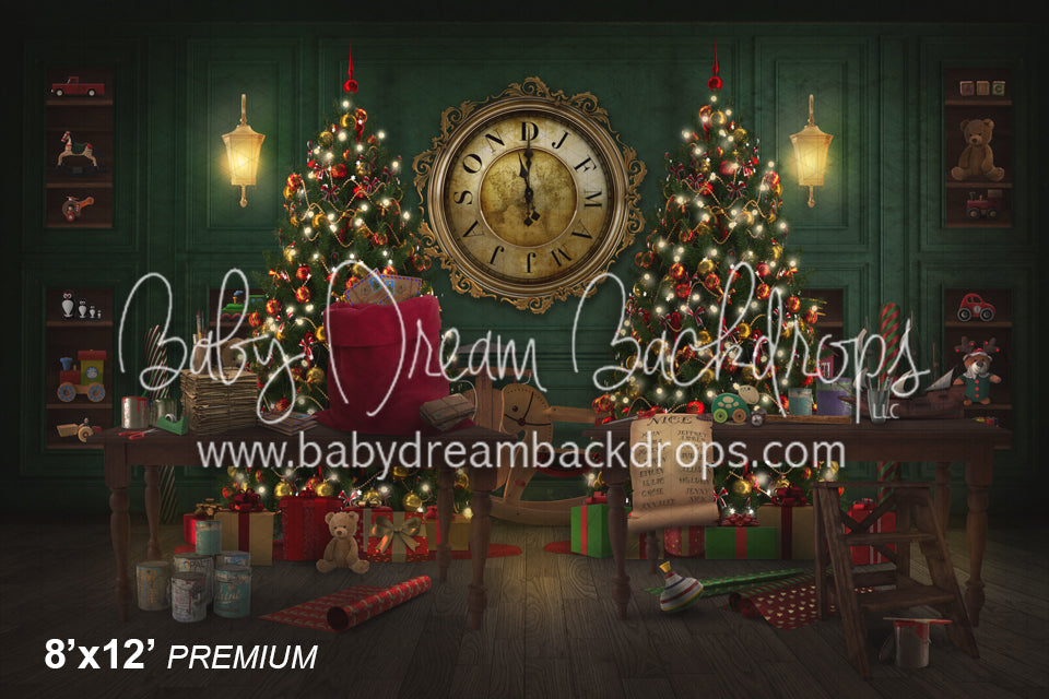 Santa's Workshop Painterly