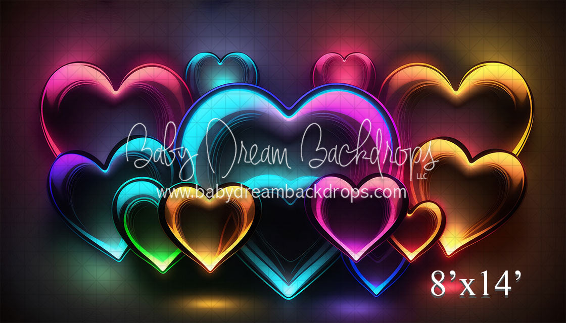 Neon Rainbow Hearts (VR)