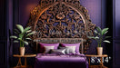 Ornate Eggplant Bedroom (VR)