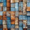Blue Brown Wood Texture (VR)