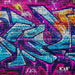Magenta Street Graffiti Brick (VR)