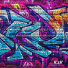 Magenta Street Graffiti Brick (VR)