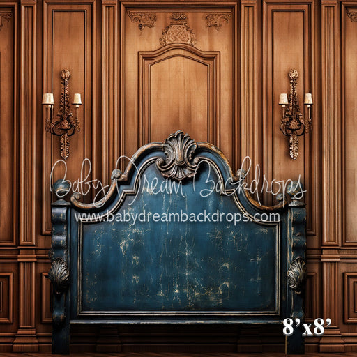 Wood Wainscott Wall Headboard (VR)