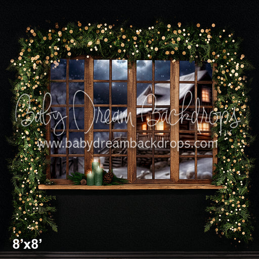 Classic Christmas Window with Pine Scents (VR)