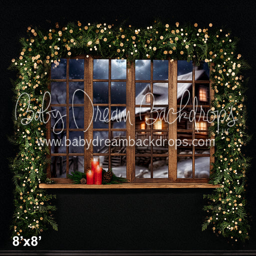 Classic Christmas Window with Snow Berry Scents (VR)