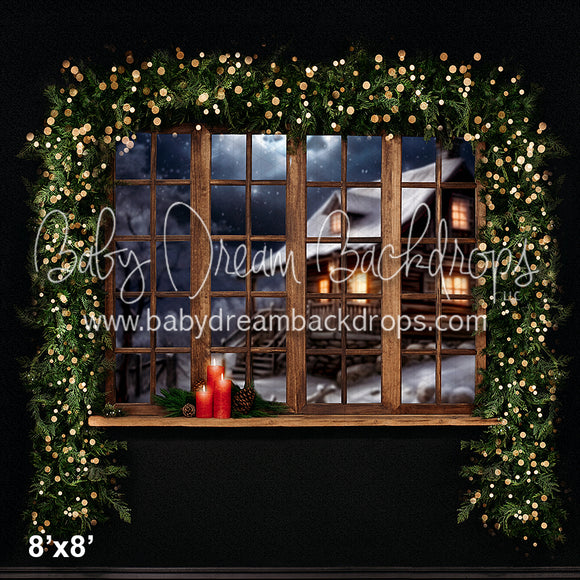 Classic Christmas Window with Snow Berry Scents (VR)