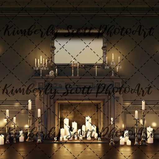 X Drop mistress manor fireplace