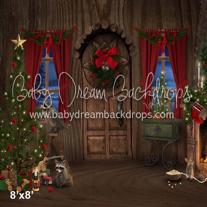 X Drop woodland christmas