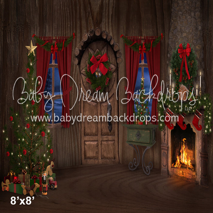 X Drop woodland christmas no animals