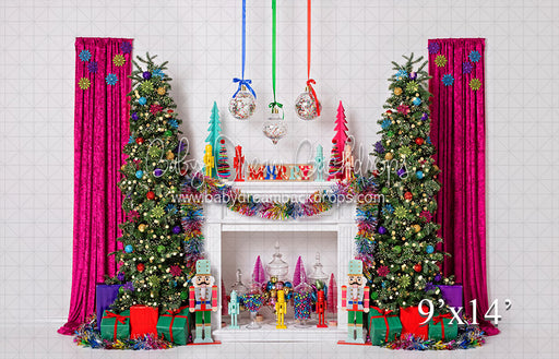 Colorful Christmas Fireplace (VR)