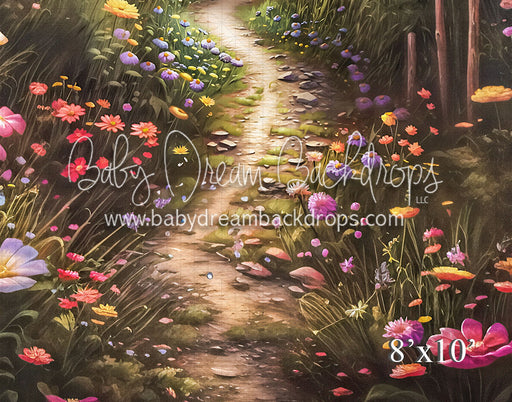 A Path of Flowers Fabric Floor (VR)