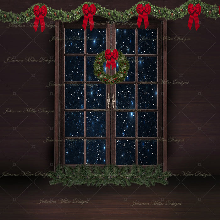 A Bear's Noel wall2 Door 8x8