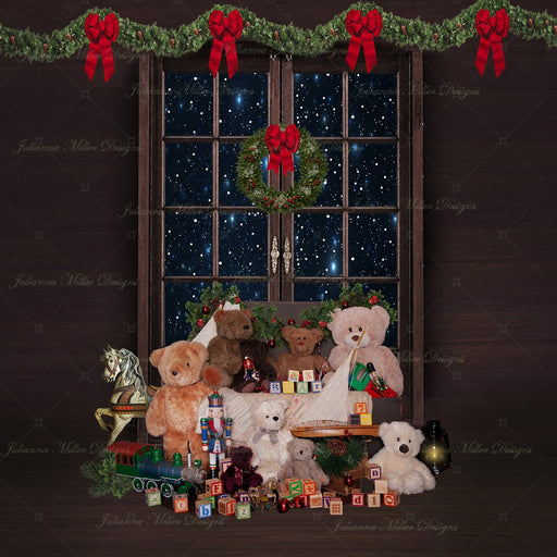 A Bear's Noel Wall2 8x8