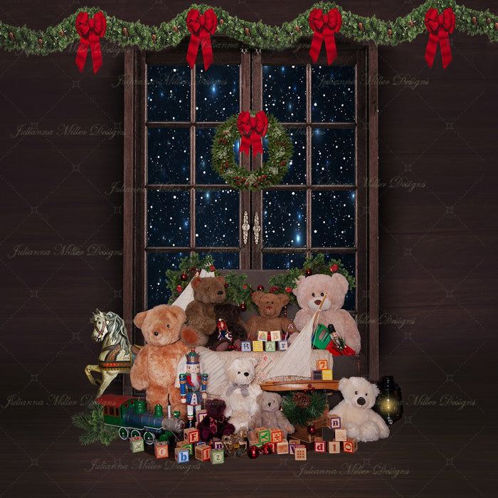 A Bear's Noel Wall2 8x8