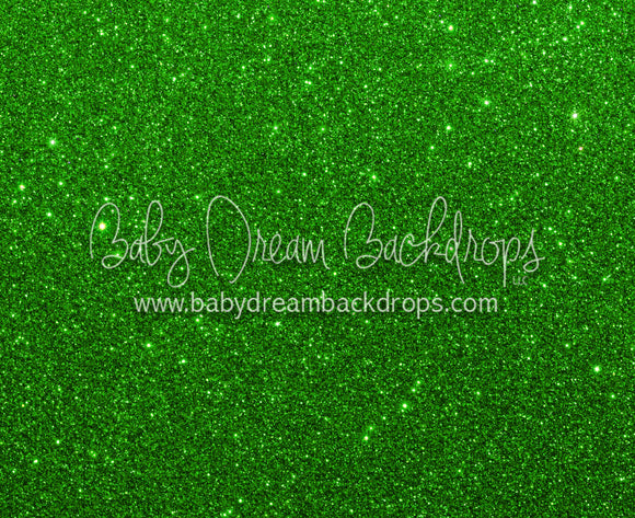All About Glitter Green