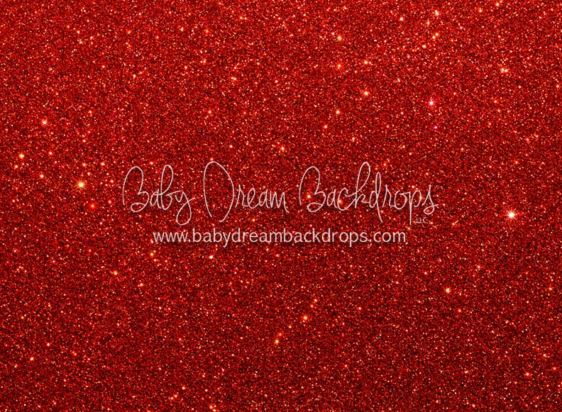 All About Glitter Red