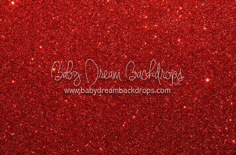 All About Glitter Red
