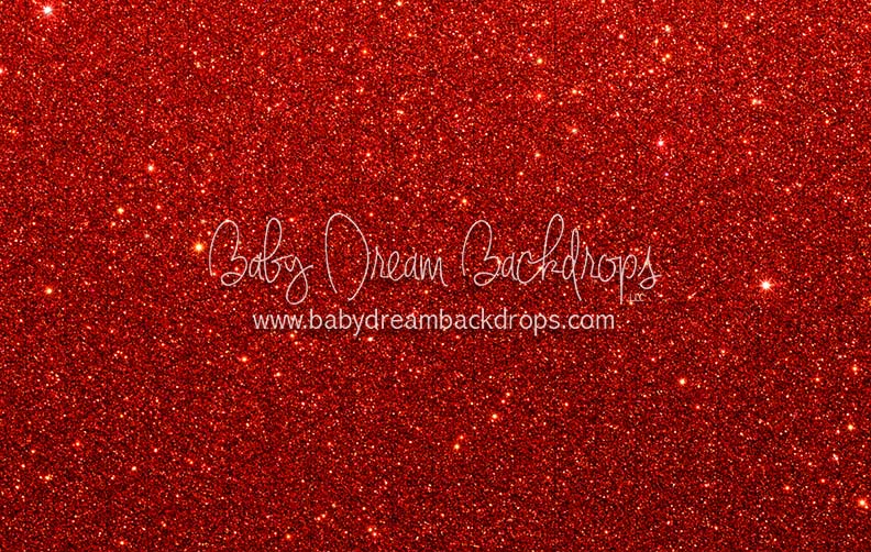 All About Glitter Red