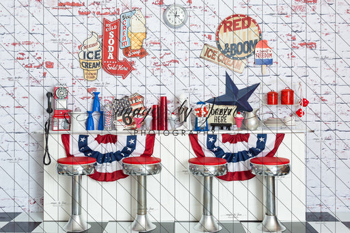 All American Diner with Stools (JG)