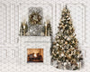 Almost Christmas Fireplace (One Tree) - (JA)