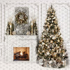 Almost Christmas Fireplace (One Tree) - (JA)