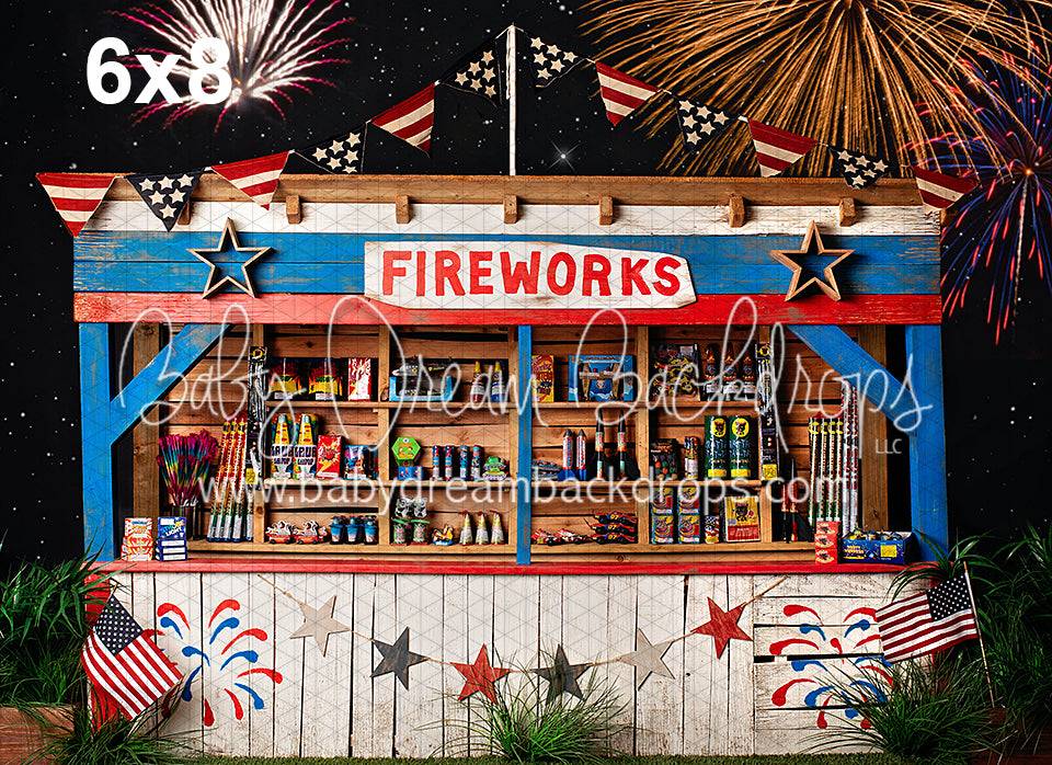 American Fireworks Nighttime