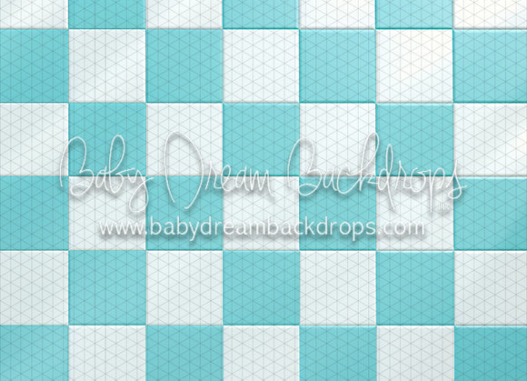 Aqua Dolly Checkers (MD)