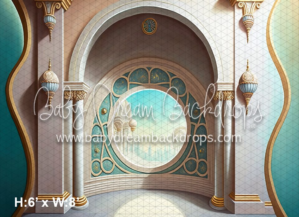 Arabian Palace Painted Wall (MD)