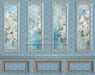 Baby Blue Floral Wall (JA)