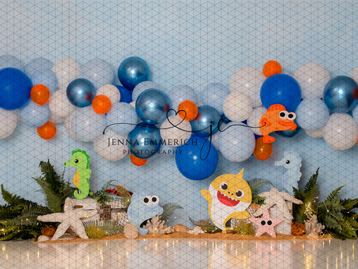 Baby Shark Balloon Garland