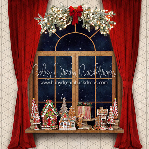 Baking Up Gingerbread Window (JA)