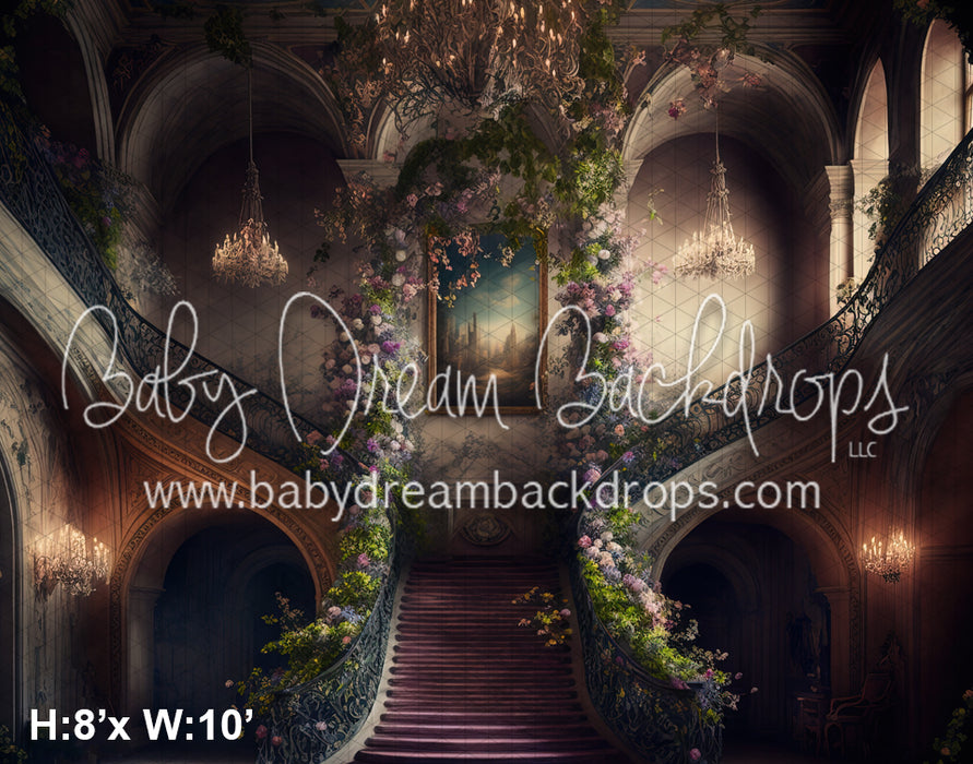 Ballroom Staircase with Blooms (MD)