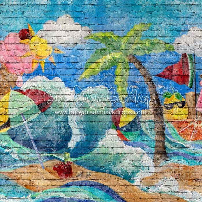 X Drop beach bum graffiti