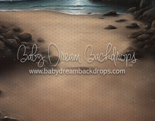 Beach at Night Fabric Floor (VR)