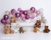 Beary Purple Party Balloons (BA)