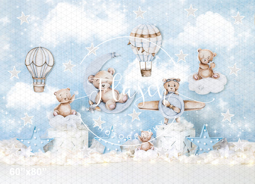 Beary Sleepy Blue (SF)