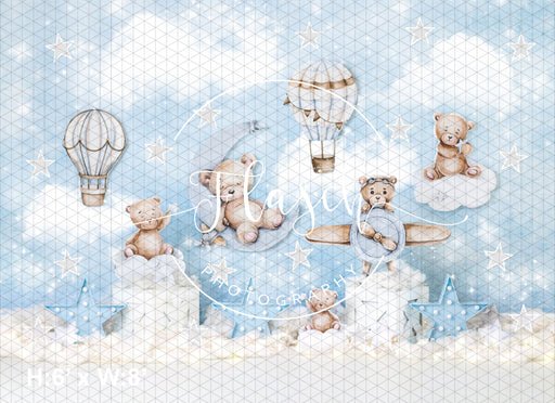 Beary Sleepy Blue (SF)