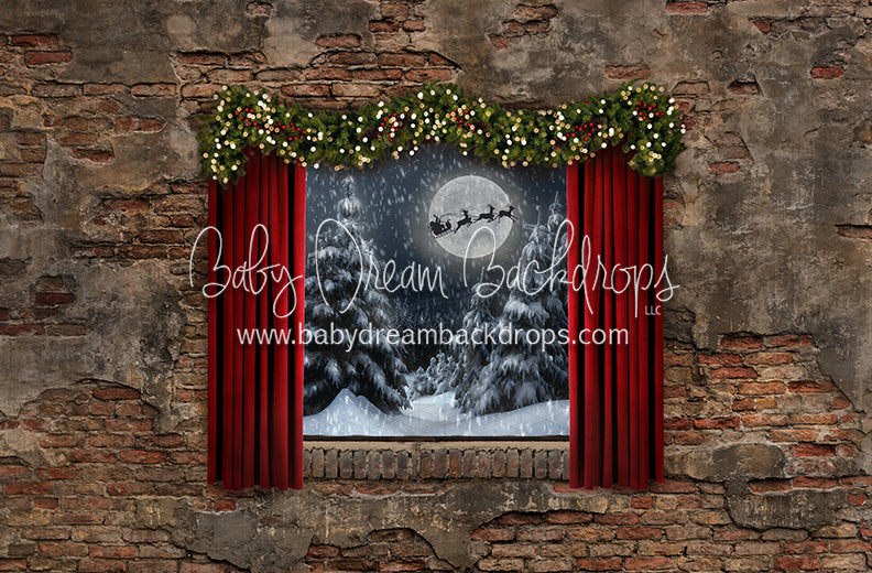 Bedtime Carols Window Lights (Santa)