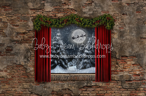 Bedtime Carols Window (Santa)