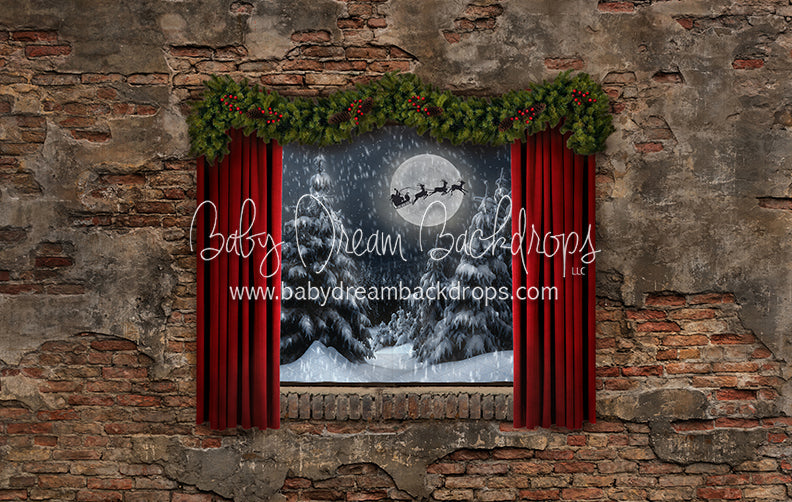 Bedtime Carols Window (Santa)