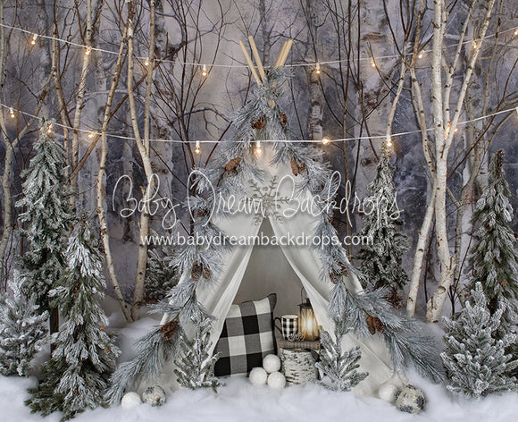 Believe In Birch Frosty Tent