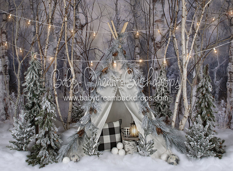 Believe In Birch Frosty Tent
