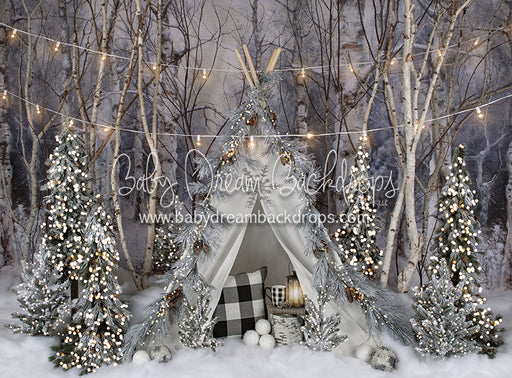 Believe In Birch Frosty Tent Lights