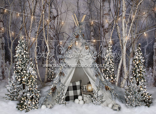 Believe In Birch Frosty Tent Lights